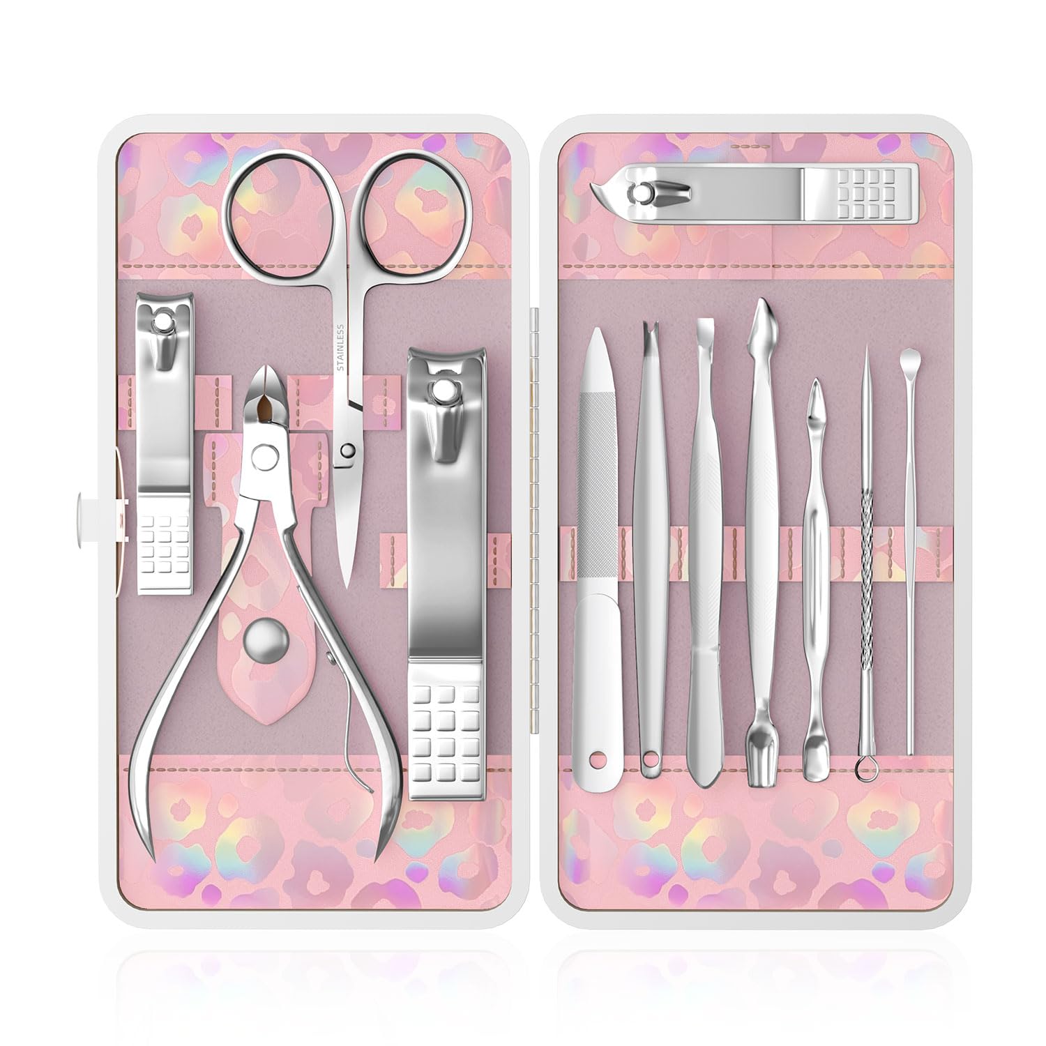 Amazon.com : ZIZZON Nail Clippers Kit Manicure Pedicure Set with